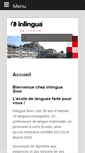 Mobile Screenshot of inlingua-sion.ch